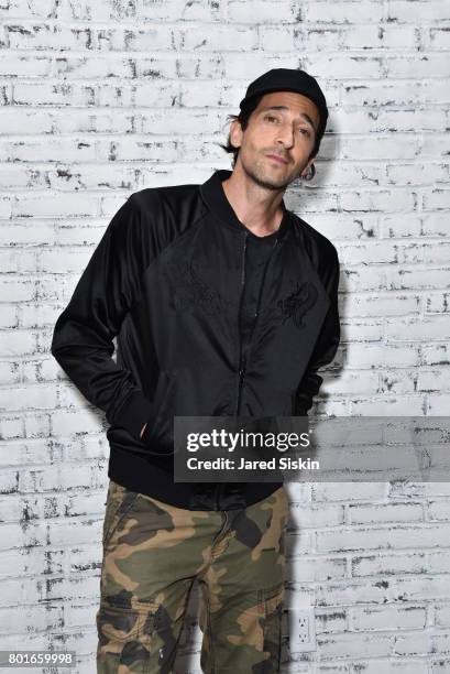 Adrien Brody attends at TriStar Pictures with The Cinema Society & Avion host the after party for "Baby Driver" at The Crown at Hotel 50 Bowery on...