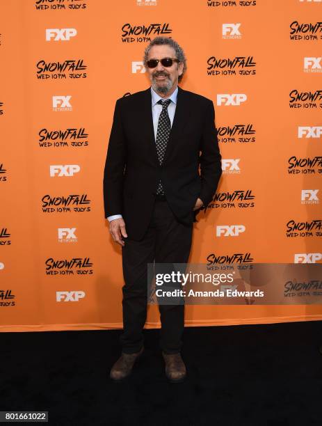 Executive producer Thomas Schlamme arrives at the premiere of FX's "Snowfall" at The Theatre at Ace Hotel on June 26, 2017 in Los Angeles, California.