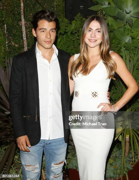 Manolo Gonzalez-Ripoll Vergara and Claudia Vergara attend the official Raze launch party held at Smogshoppe on June 26, 2017 in Los Angeles,...