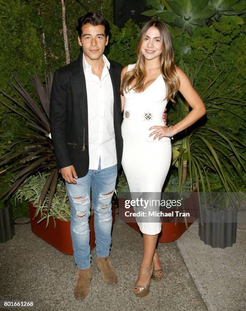 Manolo Gonzalez-Ripoll Vergara and Claudia Vergara attend the official Raze launch party held at Smogshoppe on June 26, 2017 in Los Angeles,...