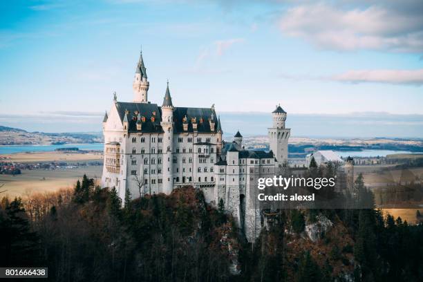 neuschwanstein castle bavaria, germany - bavaria castle stock pictures, royalty-free photos & images