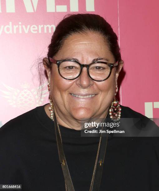 Fern Mallis attends the screening of "Baby Driver" hosted by TriStar Pictures with The Cinema Society and Avion at The Metrograph on June 26, 2017 in...