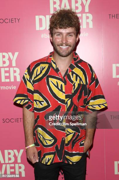 Designer Tim Weiland attends the screening of "Baby Driver" hosted by TriStar Pictures with The Cinema Society and Avion at The Metrograph on June...