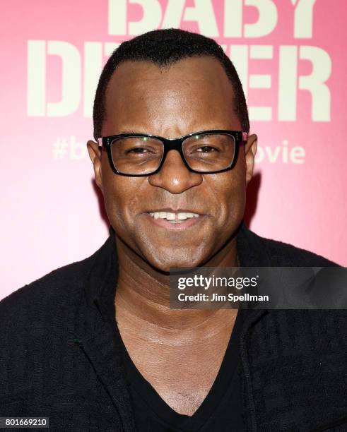 Writer Geoffrey Scowcroft Fletcher attends the screening of "Baby Driver" hosted by TriStar Pictures with The Cinema Society and Avion at The...