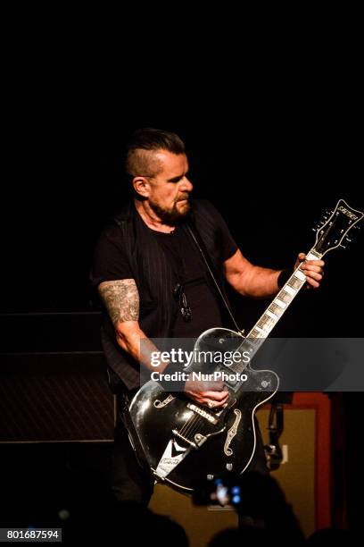 Billy Duffy of the british rock band The Cult pictured on stage as they perform at Alcatraz in Milan, Italy on June 26. It's the only Italian date.