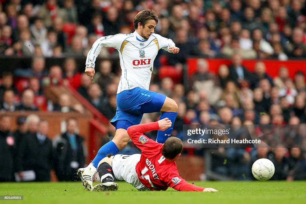 Manchester United v Portsmouth - FA Cup Quarter Final
