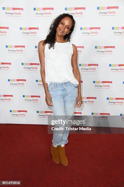 Milka Loff Fernandes attends the Ernsting's Family Fashion Show at Stage Operettenhaus on June 26, 2017 in Hamburg, Germany.