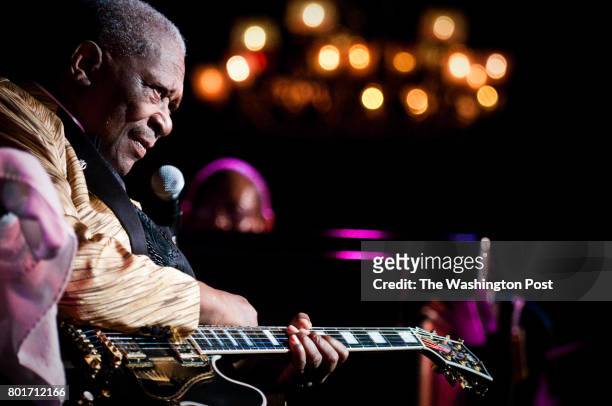 Alexandria VA BB King performs a sold out New Year's Day show at the Birchmere.