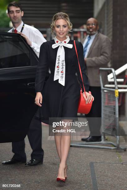 Lydia Bright seen at the ITV Studios on June 27, 2017 in London, England.