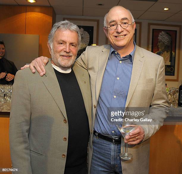Academy president Sid Ganis and sound mixer Randy Thom attend the Academy of Motion Picture Arts and Sciences' celebration of the art of motion...