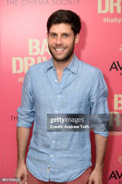 Michael H. Weber attends a screening of "Baby Driver" hosted by TriStar Pictures and The Cinema Society at The Metrograph on June 26, 2017 in New...