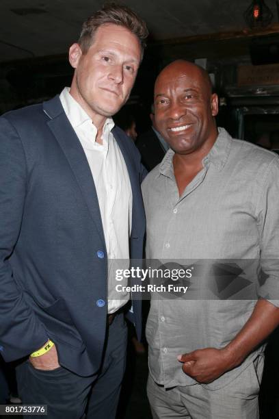 Executive Producer Trevor Engelson and Co-Creator/Executive Producer/Director/Writer John Singleton attend the after party for the premiere of FX's...
