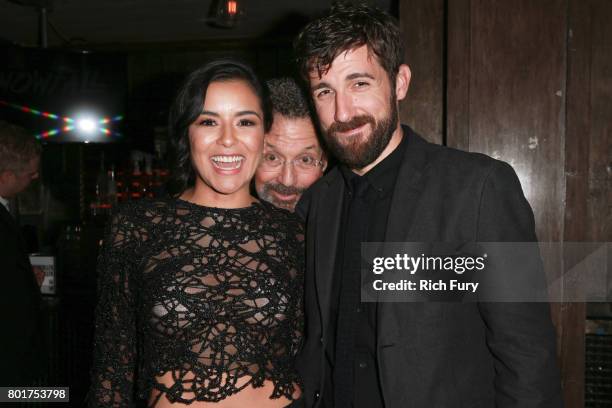 Actor Emily Rios, executive producer Thomas Schlamme and actor Carter Hudson attend the after party for the premiere of FX's "Snowfall" at The...