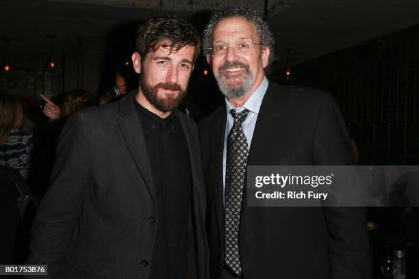 Actor Carter Hudson and executive producer Thomas Schlamme attend the after party for the premiere of FX's "Snowfall" at The Reserve on June 26, 2017...