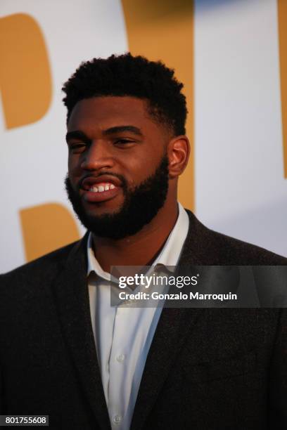 Player Alan Williams attends the 2017 NBA Awards at Basketball City - Pier 36 - South Street on June 26, 2017 in New York City.