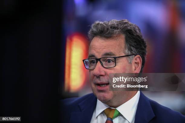 Tom Crotty, director at Ineos AG, speaks during a Bloomberg Television interview in London, U.K., on Tuesday, June 27, 2017. Ineos provides...