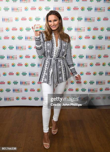 Samantha Faiers attends a photo call launching 'Get More Multivitamin Gum' at The Hoxton Hotel on June 27, 2017 in London, England.