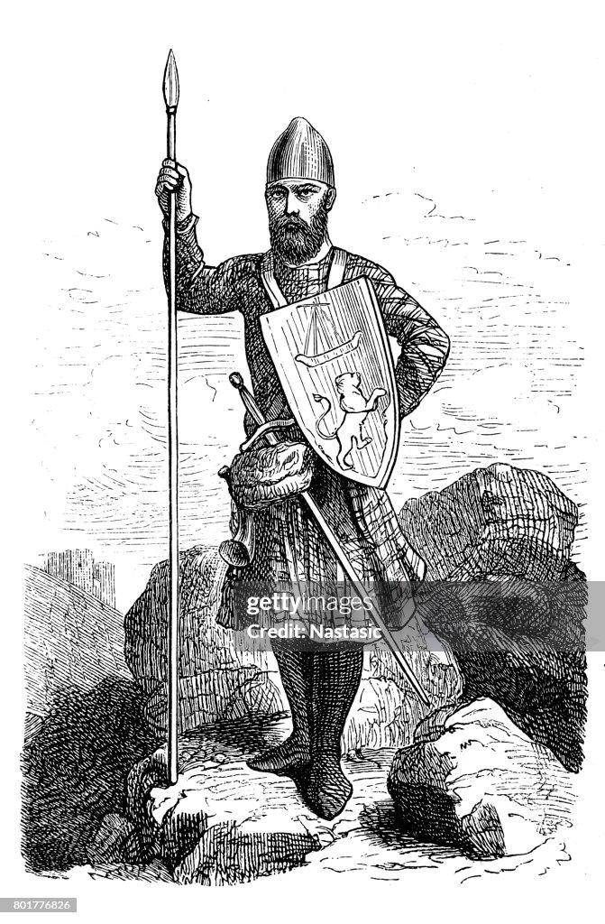 13th century Scottish Chief  warrior