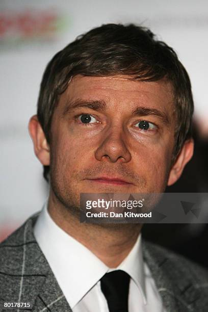 Martin Freeman arrives at the Sony Ericsson Empire Film Awards at the Grosvenor House Hotel on March 9, 2008 in London England.