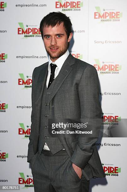 Jonas Armstrong arrives at the Sony Ericsson Empire Film Awards at the Grosvenor House Hotel on March 9, 2008 in London England.
