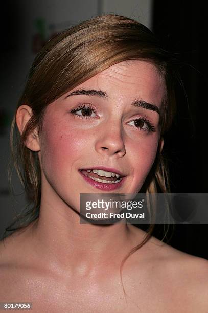 Emma Watson attends the Sony Ericsson Empire Awards at the Grosvenor House Hotel on March 9, 2008 in London, England.