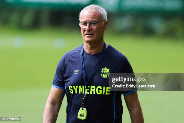 Claudio Ranieri, Head coach of Nantes during Press conference and training session of Fc Nantes on June 26, 2017 in Nantes, France.
