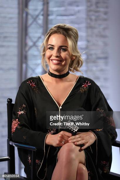 Lydia Bright speaks about her new book 'Live, Laugh, Love, Always, Lydia' at Build LDN event at AOL London on June 27, 2017 in London, England.