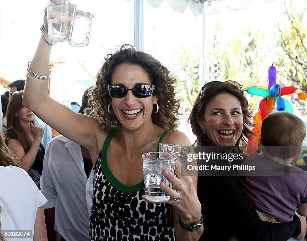 Actress Melina Kanakaredes attends the John Varvatos 6th Annual Stuart House Benefit on March 9, 2008 at the John Varvatos Boutique in Beverly Hills,...