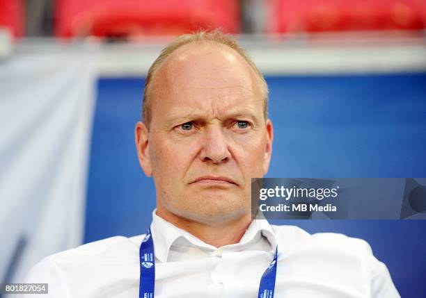 Niels Frederiksen during the UEFA European Under-21 match between Czech Republic and Denmark at Arena Tychy on June 24, 2017 in Tychy, Poland.