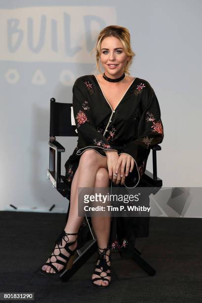 Lydia Bright poses for a photo after speaking about her new book 'Live, Laugh, Love, Always, Lydia' at Build LDN event at AOL London on June 27, 2017...