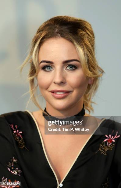 Lydia Bright poses for a photo after speaking about her new book 'Live, Laugh, Love, Always, Lydia' at Build LDN event at AOL London on June 27, 2017...