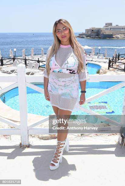 Sophie Kasaei attends the press conference ahead of the annual Isle of MTV Malta event at Radisson Blu Hotel on June 27, 2017 in St Julian's, Malta.