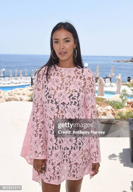 Maya Jama attends the press conference ahead of the annual Isle of MTV Malta event at Radisson Blu Hotel on June 27, 2017 in St Julian's, Malta.