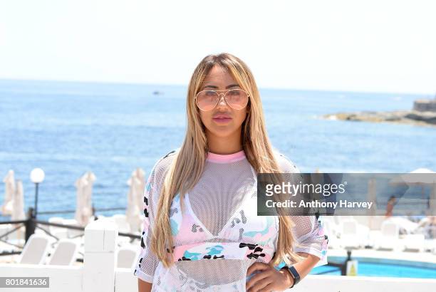 Sophie Kasaei attends the press conference ahead of the annual Isle of MTV Malta event at Radisson Blu Hotel on June 27, 2017 in St Julian's, Malta.