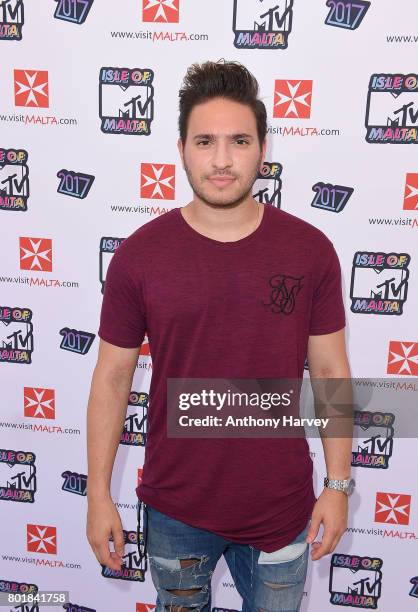 Jonas Blue attends the press conference ahead of the annual Isle of MTV Malta event at Radisson Blu Hotel on June 27, 2017 in St Julian's, Malta.