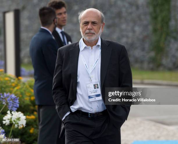 Mr Ben Bernanke, The Brookings Institution and former Chairman of the Federal Reserve of the United States, from 2006 to 2014, arrives to participate...