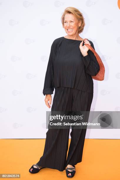 Gaby Dohm arrives at the ZDF reception during the Munich Film Festival at Hugo's on June 27, 2017 in Munich, Germany.