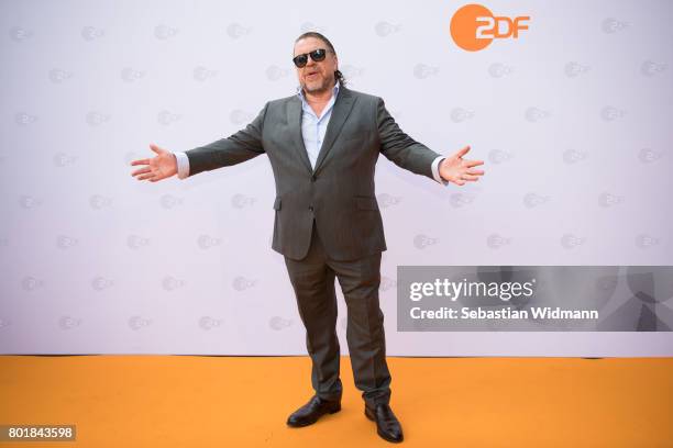 Armin Rohde gestures at the ZDF reception during the Munich Film Festival at Hugo's on June 27, 2017 in Munich, Germany.