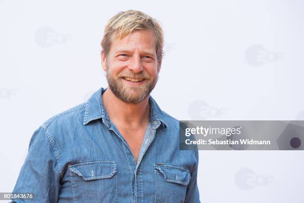 Henning Baum arrives at the ZDF reception during the Munich Film Festival at Hugo's on June 27, 2017 in Munich, Germany.