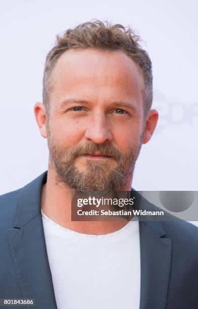 Maximilian Brueckner arrives at the ZDF reception during the Munich Film Festival at Hugo's on June 27, 2017 in Munich, Germany.