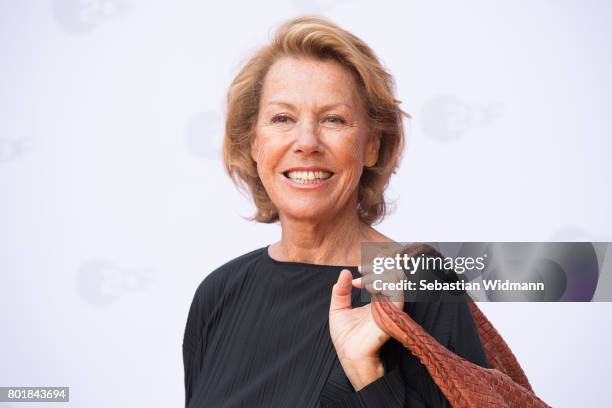 Gaby Dohm arrives at the ZDF reception during the Munich Film Festival at Hugo's on June 27, 2017 in Munich, Germany.