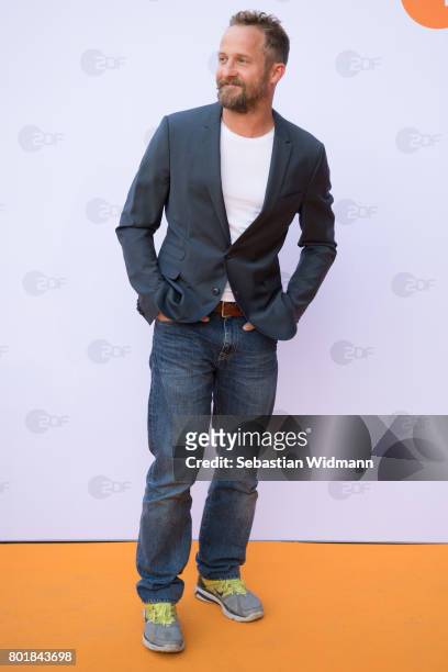 Maximilian Brueckner arrives at the ZDF reception during the Munich Film Festival at Hugo's on June 27, 2017 in Munich, Germany.