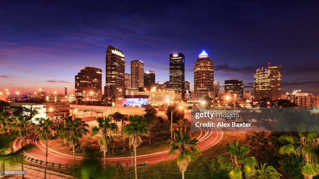 Tampa City at Night