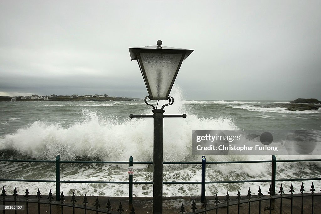 Rain And High Winds Battering The UK