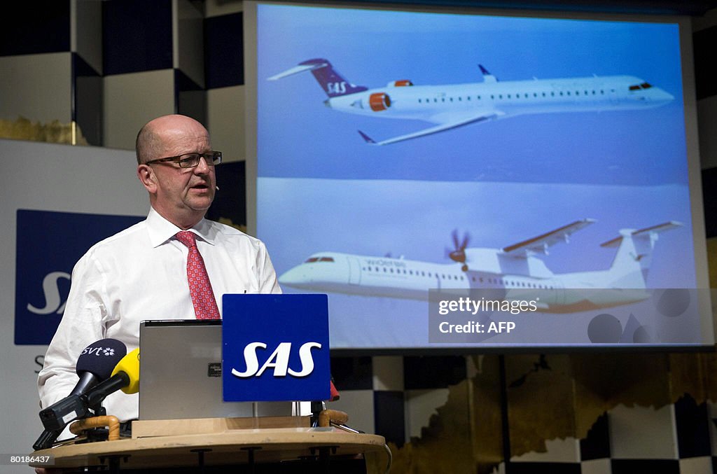 SAS CEO Mats Jansson announces the settl