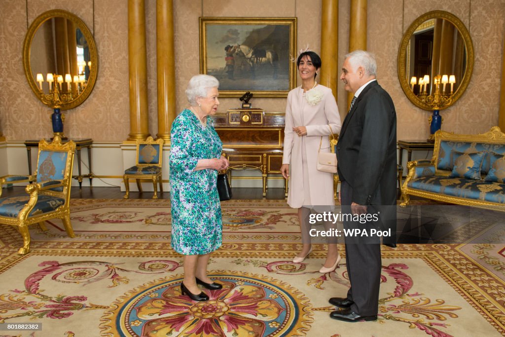 Audiences at Buckingham Palace