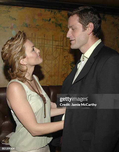 Mariska Hargitay and Peter Hermann