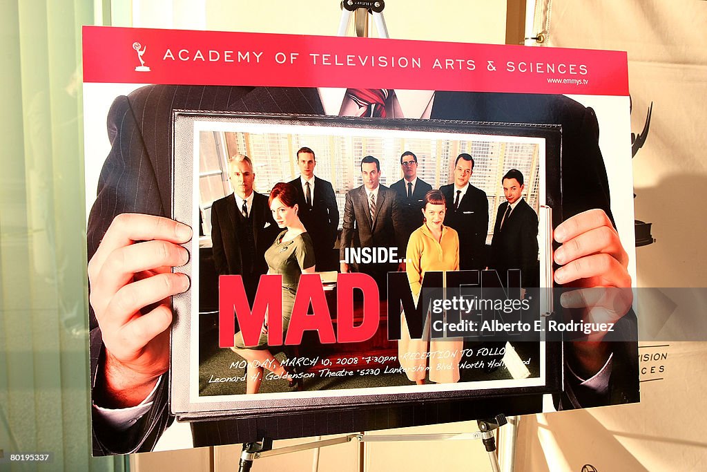 The Academy Of Television Arts & Sciences' "Inside. Mad Men"