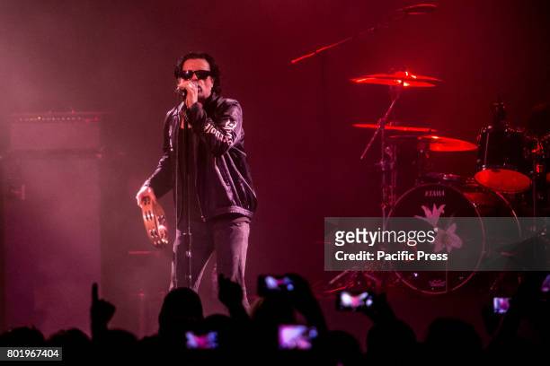 Ian Astbury during performance. The Cult performs live at Alcatraz in Milano, Italy.