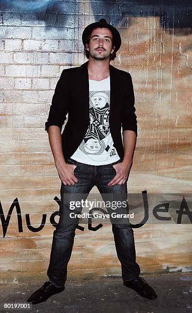 Host Darren McMullen attends a Nudie Jeans cocktail party at the Oxford Art Factory on March 11, 2008 in Sydney, Australia.